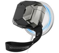 i-Blason Funda para Apple Airpods 4 [Matrix] [Bloqueo Automático Magnético] con Carga Inalámbrica MagSafe Protectora Militar con Cordón para Airpods de Cuarta Generación Case (Negro) (Negro)