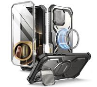 i-Blason Funda para iPhone 16 Pro 6.3 Inch 2024 [Armorbox] 360 Grados Antigolpes Carcasa con Protector de Pantalla Integrado y Botones de Control de Cámara Resistente Phone Case (24 Tigray)