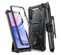 i-Blason Funda para Samsung Galaxy A15 2024 [Armorbox] Antigolpes Carcasa con Soporte y Clip de Cinturón con Protector de Pantalla Resistente Case (Negro)