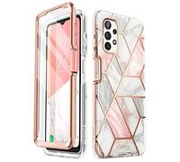 i-Blason Funda Para Samsung Galaxy A32 5G [Cosmo] 360 Grado Carcasa Protectora Dura con Protector de Pantalla Incorporada Case (Mármol)