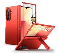 i-Blason Funda para Samsung Galaxy ZFold 7 [Cosmo] con Soporte MagSafe y Soporte para Bolígrafo S [Protector de Pantalla de Vidrio Templado Integrado] Magnética Case (Rojo)