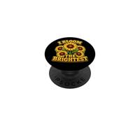 I Bloom The Brightest Sunflower - Gráfico Floral Inspirador PopSockets PopGrip Adhesivo