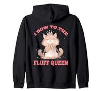 I BOW TO THE FLUFF QUEEN Sudadera con Capucha