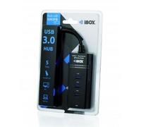 i-box iBOX IUH3FB - Hub - 4 x SuperSpeed USB 3.0 - Escritorio