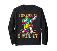 I Break It I Fix It Funny Blocks Bricks Toy Master Builder Manga Larga