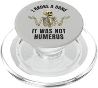 I Broke a Bone - Fractura Divertida Humor Fractura PopSockets PopGrip para MagSafe