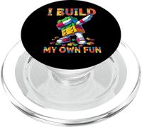 I Build My Own Fun Master Builder Dabbing Toy Funny PopSockets PopGrip para MagSafe