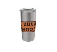 I Burn Wood I Pirografy pirografía Varilla para grabar Artistas Madera Vaso térmico de acero inoxidable de doble pared