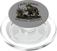 I Bury Things Frog Detective Dark Humor Gardener PopSockets PopGrip para MagSafe