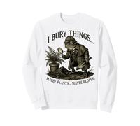 I Bury Things Frog Detective Dark Humor Gardener Sudadera
