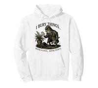 I Bury Things Frog Detective Dark Humor Gardener Sudadera con Capucha