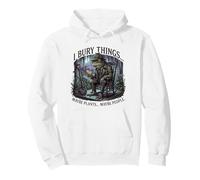 I Bury Things Frog Gardener Dark Humor Shovel Sudadera con Capucha