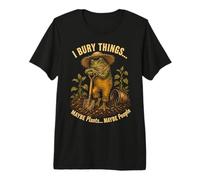 I Bury Things Maybe Plants Maybe People Frog Gardener Camiseta Premium