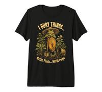 I Bury Things Maybe Plants Maybe People Frog Gardener Camiseta Premium