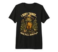 I Bury Things Maybe Plants Maybe People Frog Gardener Camiseta Premium