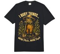 I Bury Things Maybe Plants Maybe People Frog Gardener Comfort Colors Adult Heavyweight T-Shirt