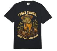 I Bury Things Maybe Plants Maybe People Frog Gardener Comfort Colors Adult Heavyweight T-Shirt