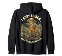 I Bury Things Maybe Plants Maybe People Frog Gardener Sudadera con Capucha
