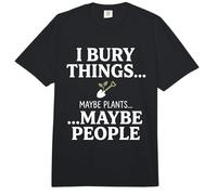 I Bury Things Maybe Plants Maybe People Funny Frog Comfort Colors Adult Heavyweight T-Shirt