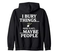 I Bury Things Maybe Plants Maybe People Funny Frog Sudadera con Capucha