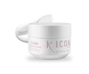 I.C.O.N. Cure Tratamiento Acondicionante Revitalizante, con Aloe Vera y Proteínas, para Cabello Dañado, Seco o Teñido, Suavidad y Control del Encrespamiento, 250 ml