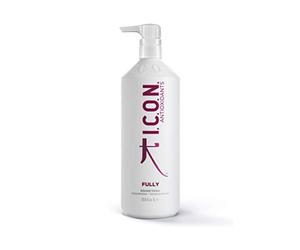 I.C.O.N. Fully Champú Antioxidante Voluminizador para Cabello Fino, con Aloe Vera y Proteínas de Arroz, Aporta Cuerpo, Brillo y Ligereza, Sin Gluten, 1 L