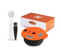i Cafilas 1 Capsulas Recargables Rellenables para Bosch-s Tassimo,capsulas Bosch-s Tassimo Reutilizables + 1 Cucharadita + 1 Cepillo de Limpieza (220ml cápsula)
