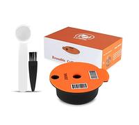 i Cafilas 1 Capsulas Recargables Rellenables para Bosch-s Tassimo,capsulas Bosch-s Tassimo Reutilizables + 1 Cucharadita + 1 Cepillo de Limpieza (200ml cápsula)