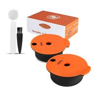 i Cafilas 2 Cápsulas de café rellenables reutilizables para Tassimo Bosch de 60 ml + 180 ml