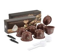 i Cafilas 6 Pack Cápsulas Filtros de Café Recargable Reutilizable para Cafetera Dolce Gusto Resistente Más de 150 Usos de Sustitucion de Cápsula de Café Dolce Gusto (6)