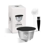 i Cafilas Cápsula de Acero Inoxidable Reutilizable para Dolce Gusto,rellenable Cápsula para Dolce Gusto,con 1 Cuchara de café y 1 Cepillo
