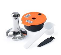 i Cafilas Cápsula de café recargable para Tassimo Bosch - Cápsula de recarga + prensador (220 ml)