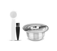 i Cafilas Cápsulas de café expreso compatibles Bialetti Gioia, Cápsula recargable, reutilizables, filtro de acero inoxidable, cápsulas de café + cuchara + cepillo