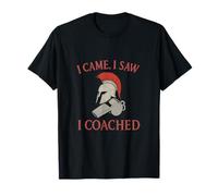 I Came I Saw I Coached Spartan Sports Mom Dad Humor Novedad Camiseta