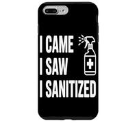 I Came I Saw I Sanitized Divertido Limpio Sarcástico Carcasa para iPhone 7 Plus/8 Plus