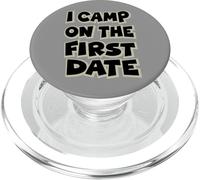 I Camp On The First Date - Divertido diseño de Aventura de Senderismo PopSockets PopGrip para MagSafe