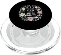 I Can Be Trusted with Sharp Objects Confianza sarcástica |- PopSockets PopGrip para MagSafe