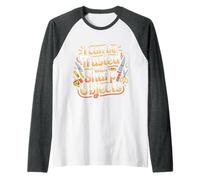 I Can Be Trusted with Sharp Objects Sarcastic Trust |- Camiseta Manga Raglan