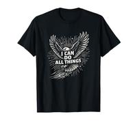 I Can Do All Things Eagle Motivation - Cita inspiradora Camiseta