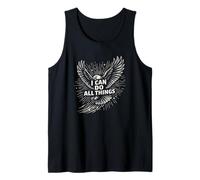 I Can Do All Things Eagle Motivation - Cita inspiradora Camiseta sin Mangas