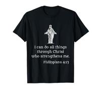 I can do all things through Christ - Jesucristo - vintage Camiseta