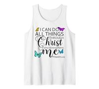 I Can Do All Things Through Christ Sign Philippians 4 13 God Camiseta sin Mangas