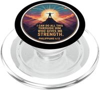I Can Do All This Through Him Who Gives Me Strength versículo PopSockets PopGrip para MagSafe