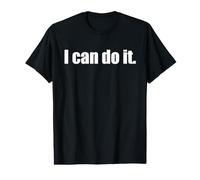 I Can do it. | Diseño Minimalista Motivación Positiva Camiseta gráfica económica