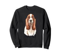 I Can Fly Basset Hound | Divertido amante de los cachorros Hush Sudadera