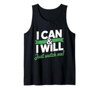 I Can & I Will Beat Linfoma Cancer Warrior Just Watch Me Camiseta sin Mangas