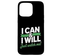 I Can & I Will Beat Linfoma Cancer Warrior Just Watch Me Carcasa para iPhone 15 Pro MAX