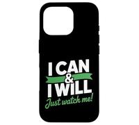 I Can & I Will Beat Linfoma Cancer Warrior Just Watch Me Carcasa para iPhone 16 Pro
