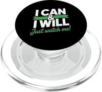 I Can & I Will Beat Linfoma Cancer Warrior Just Watch Me PopSockets PopGrip para MagSafe