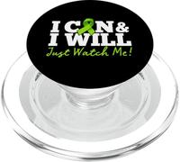 I Can & I Will Beat Lymphoma Cancer Warrior Just Watch Me PopSockets PopGrip para MagSafe